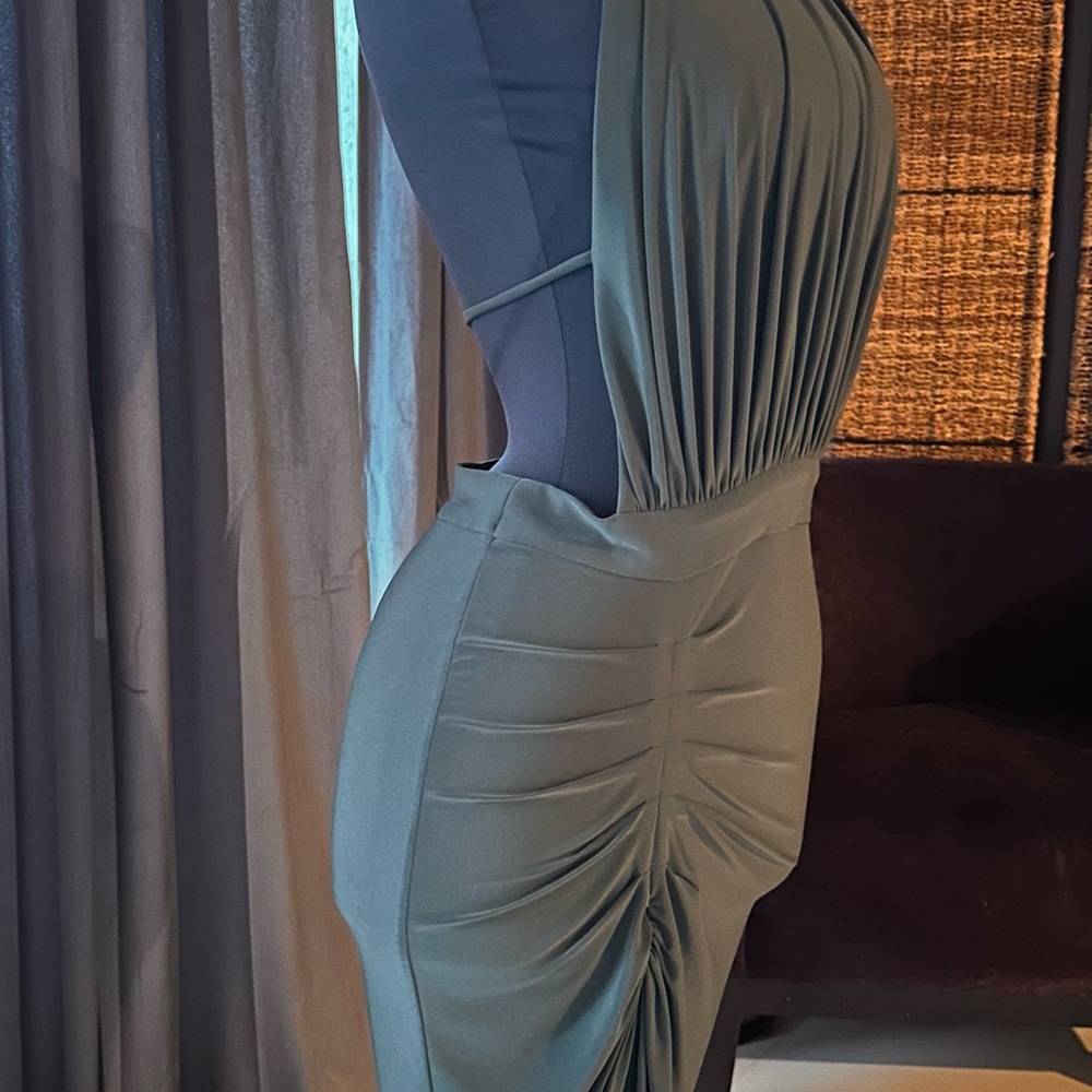 Army green dress